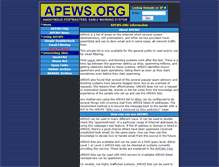 Tablet Screenshot of apews.org